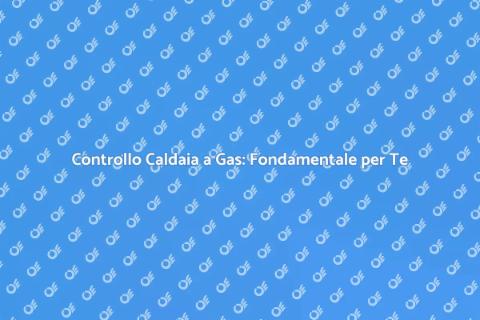 Verifica Caldaia a Gas: Sicurezza e Efficienza