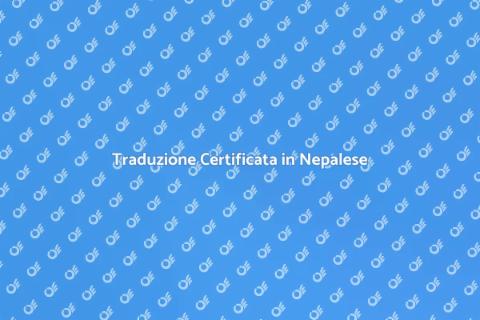 Traduzione Giurata in Nepalese