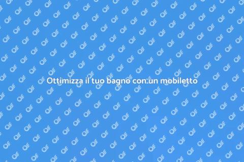 Mobiletto da bagno a colonna perfetto