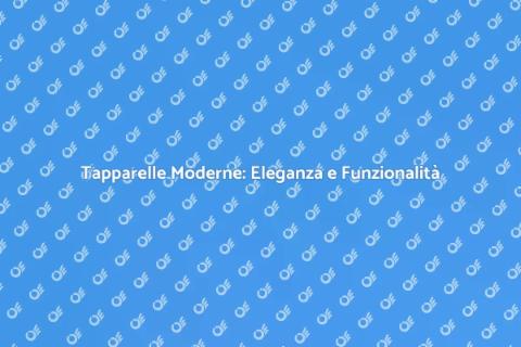 Tapparelle Moderne: Comfort e Stile