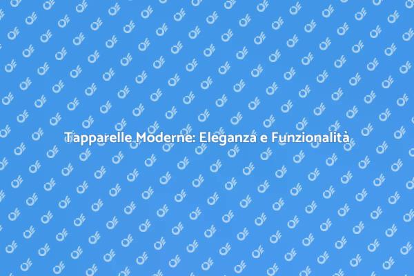 Tapparelle Moderne: Un Investimento Sicuro
