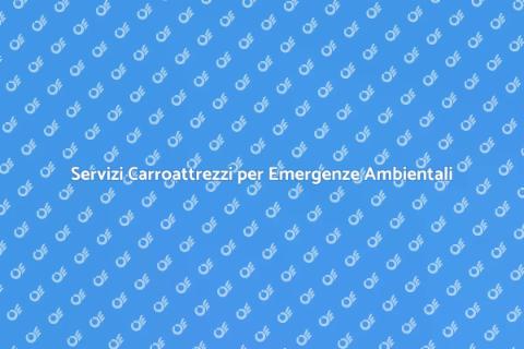 Assistenza Carroattrezzi Emergenze Ambientali