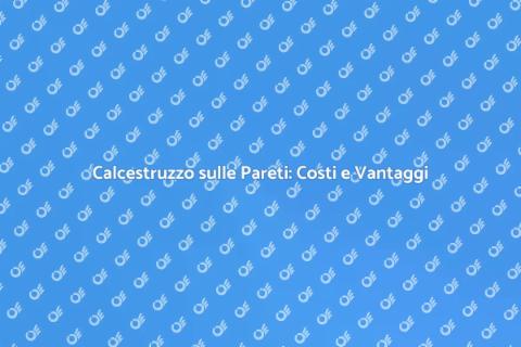 Quanto costa applicare calcestruzzo?