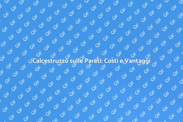 Ristrutturazione: Calcestruzzo e Costi