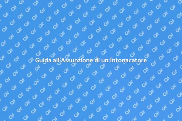Come Scegliere un Addetto all'Intonaco