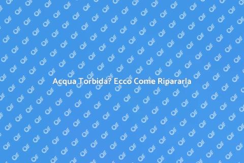 Riparare Acqua Torbida Piscina
