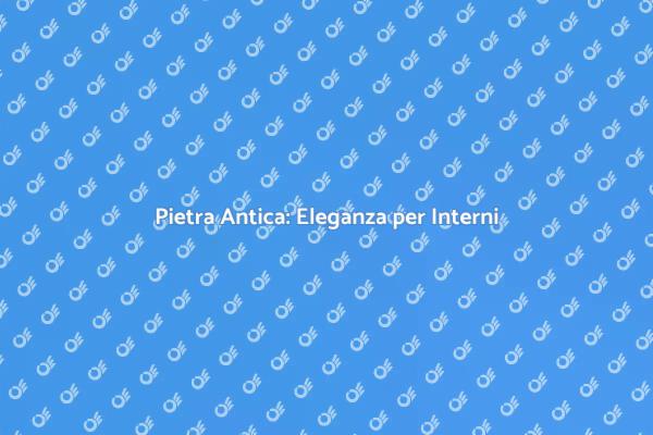 Rivestimento in Pietra: Stile e Storia
