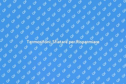 Sfiatare Termosifoni con Idraulico Pro