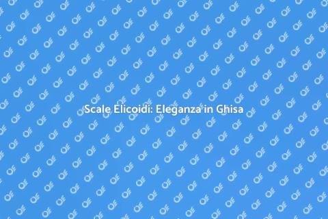 Scale Elicoidi in Ghisa: Design Elegante