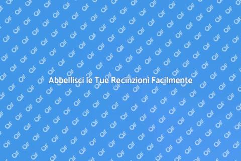 Migliora le Recinzioni con Abbellimenti
