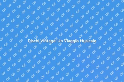 Collezione Vintage di Dischi