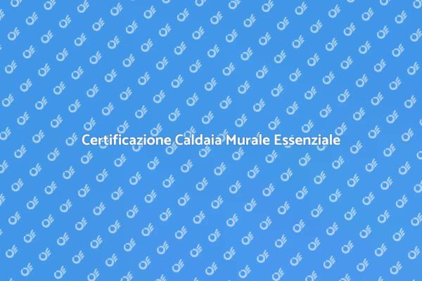 Sicurezza e Certificazione Caldaia Murale