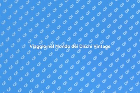 Collezione Vintage di Dischi