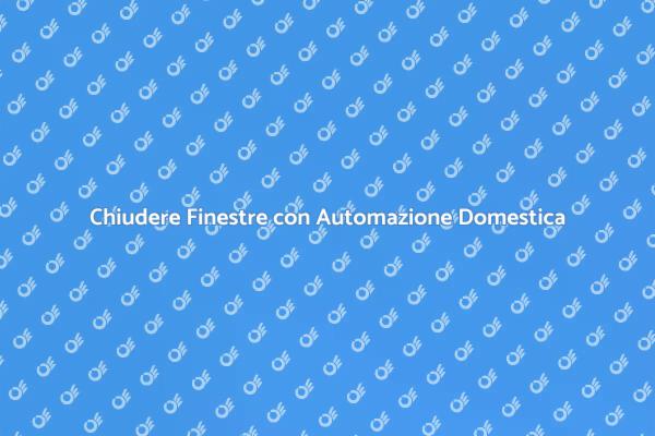 Innovazione nei Sistemi di Chiusura Finestre