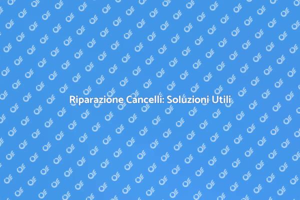 Soluzioni per Riparare il Tuo Cancello