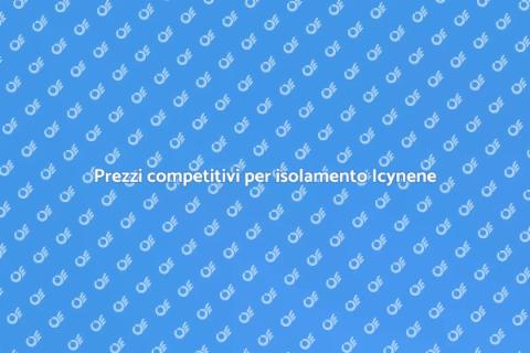 Costo isolamento in Icynene