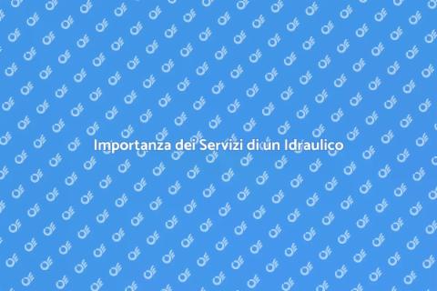 Idraulico: Servizi e Vantaggi Essenziali