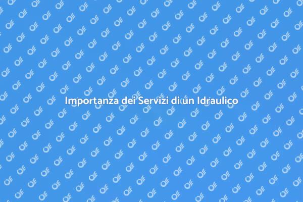 Servizi Essenziali di un Idraulico
