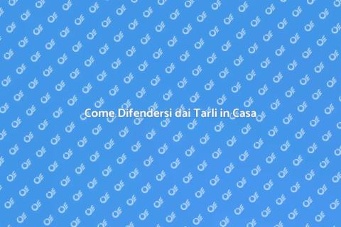 Prevenire la Diffusione dei Tarli