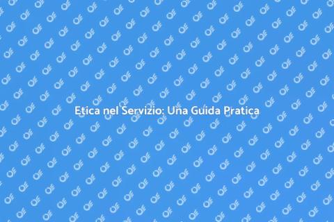 Etica e Servizio alla Comunità
