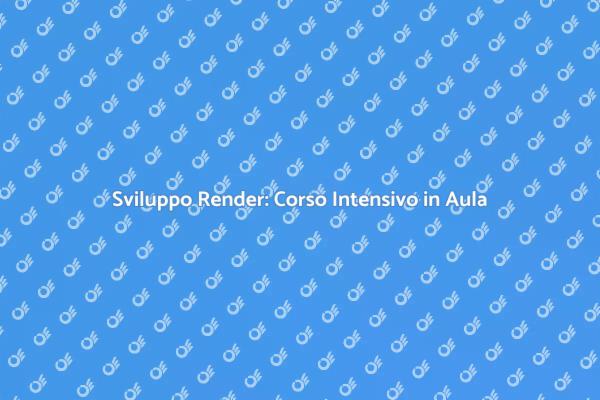 Potenzia il Tuo Design con il Corso Render