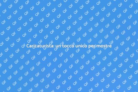 Assumere un caricaturista per mostre