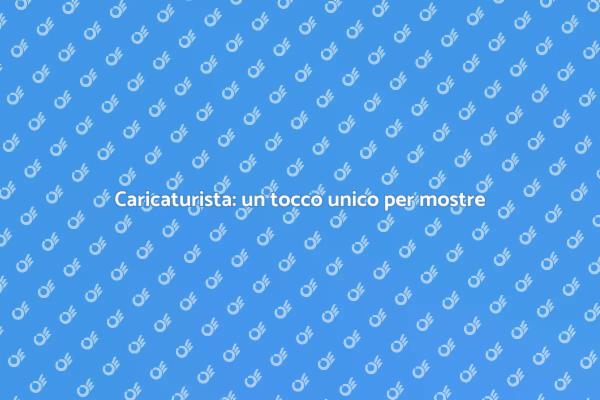 Sorprendi i tuoi ospiti con un caricaturista