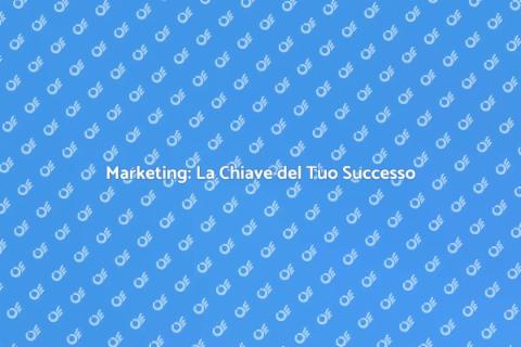 Consulente Marketing per il Tuo Successo