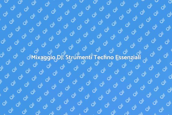 Mixaggio Perfetto: Software DJ Techno