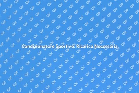 Ricarica Condizionatore Sportivo