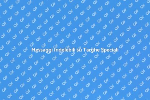 Incidere Messaggi su Targhe di Riconoscimento