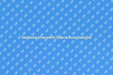 Pianificazione Sbarre Automatiche