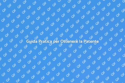 Ottenere la Patente di Guida Facile