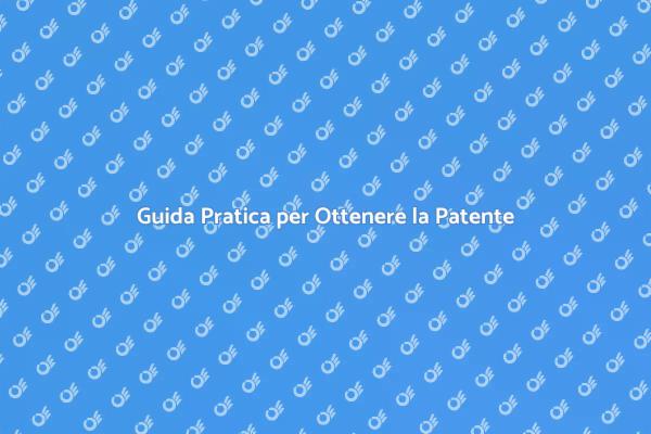 Il Tuo Viaggio per la Patente di Guida