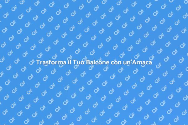Il Relax Perfetto con un'Amaca da Balcone