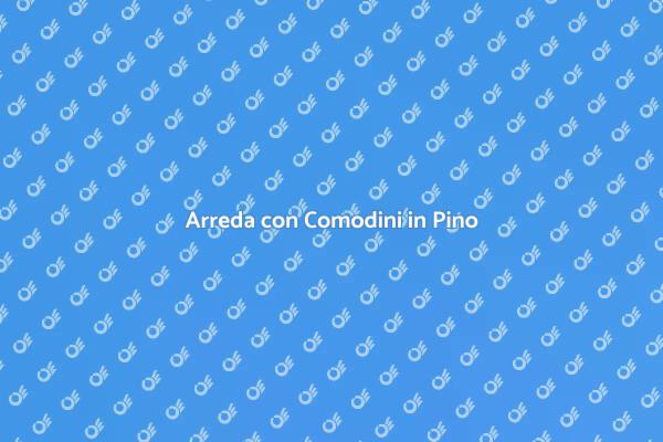Comodino Personalizzato in Pino