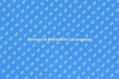 Rifinire Mensole in Cartongesso