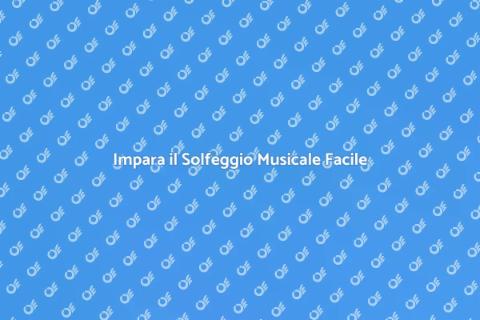 Corso di Solfeggio Musicale Online