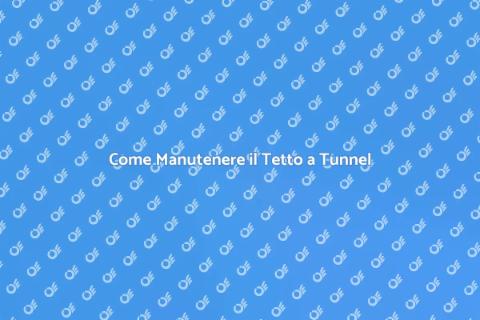 Manutenzione Tetto a Tunnel Essenziale