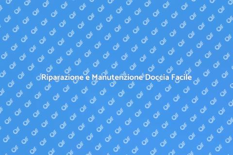 Manutenzione e Riparazione Doccia