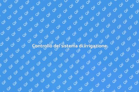 Verifica del sistema di irrigazione