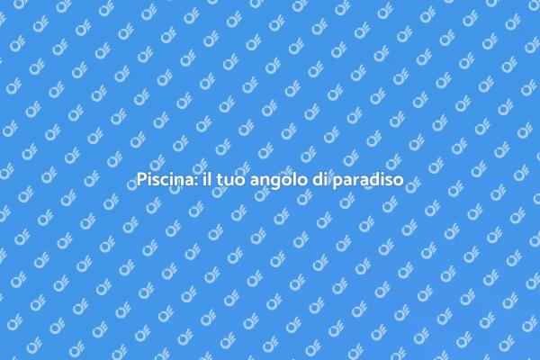 Magia delle Piscine: Microfiltro