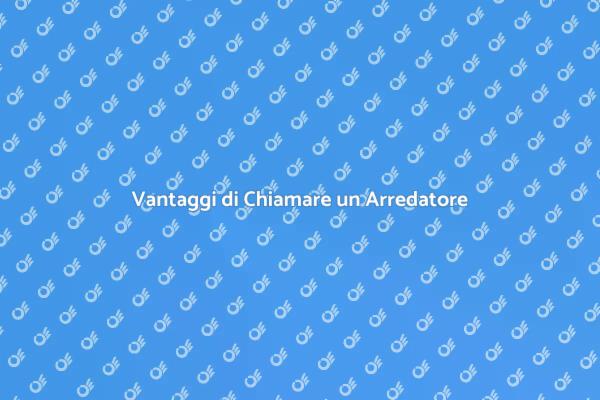 L'importanza di un Arredatore