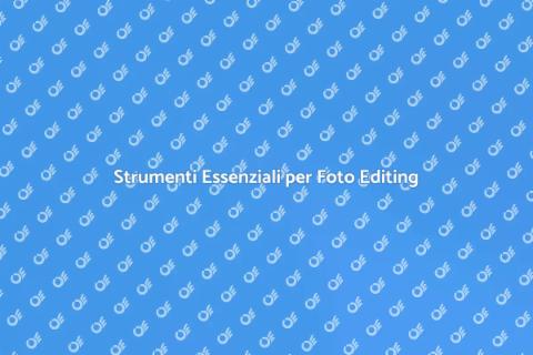 Set Fotografico per Foto Editing Digitale