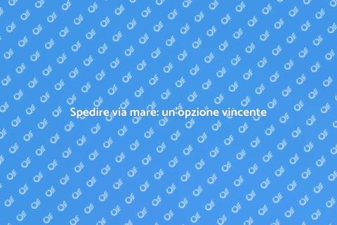 Trasporto internazionale via mare