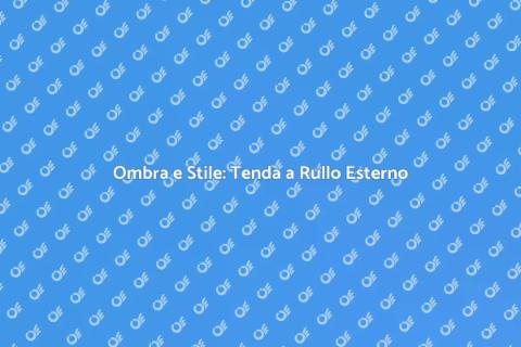 Tenda a Rullo con Cassonetto Esterno