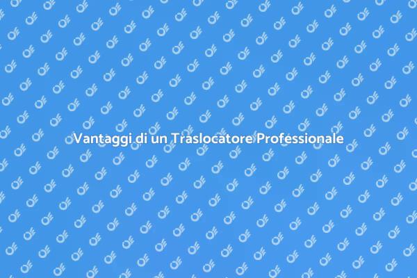 Perché Scegliere un Traslocatore?