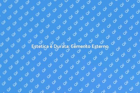 Pavimento in Cemento per Esterno