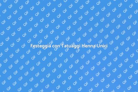 Tatuaggi Henna per Eventi Indimenticabili