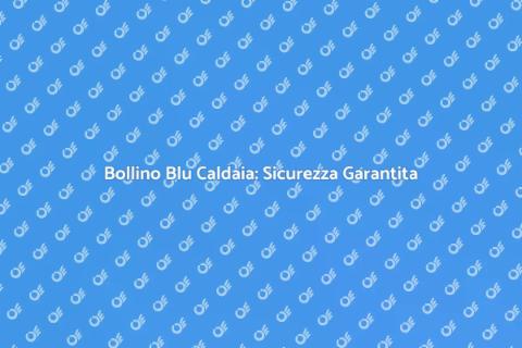 Certificazione Bollino Blu Caldaia